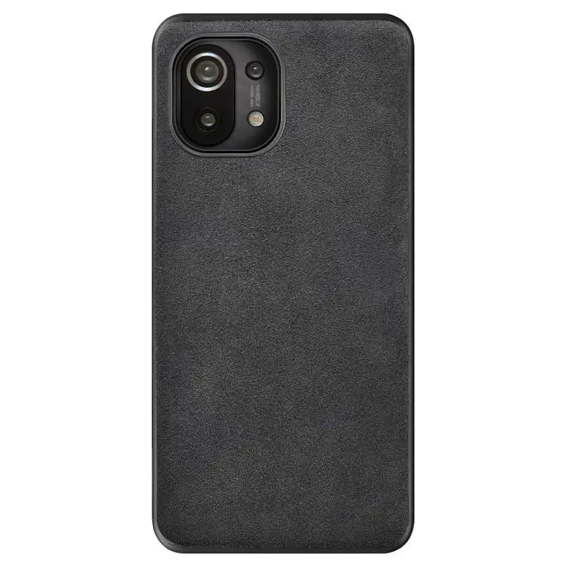 Чехол из алькантары для Xiaomi Mi 11 Mi11 Ultra 5G чехол натуральной кожи 10 Pro Mi9 SE Redmi K40 Note10