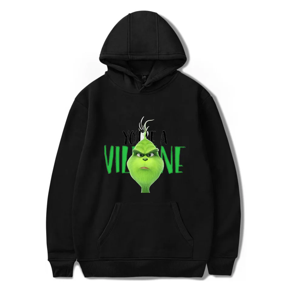 Толстовки с принтом из фильма The Grinch для мужчин/женщин модные толстовки забавным