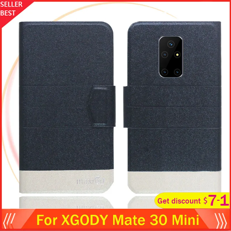 Чехол XGODY Mate 30 Mini ультратонкий кожаный эксклюзивный чехол книжка 5 дюйма с