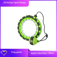 24 section smart adjustable sports hoop fitness ring hoola keep waist thinner beauty body detachable exercise hoops lose weight