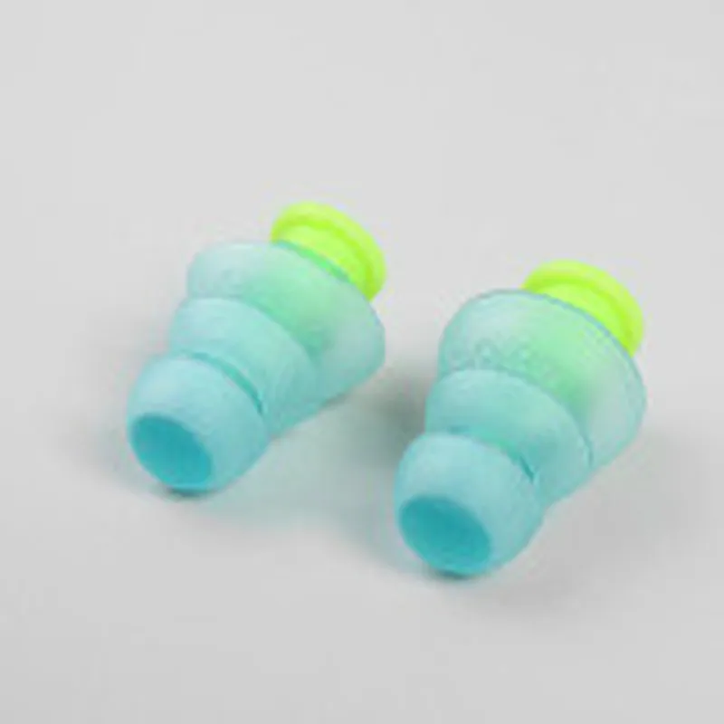 1 Pair Reusable Noise Cancelling Soft Silicone Earplugs Sound Insulation Hearing Protection Ear Plugs for Music Party | Красота и