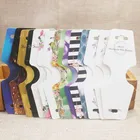 50 шт.лот 12x4,5 см бирка с карточкой для ювелирных изделий из крафт-бумаги половинчатое ожерелье с карточкой Браслет повязка на голову бандаж для волос