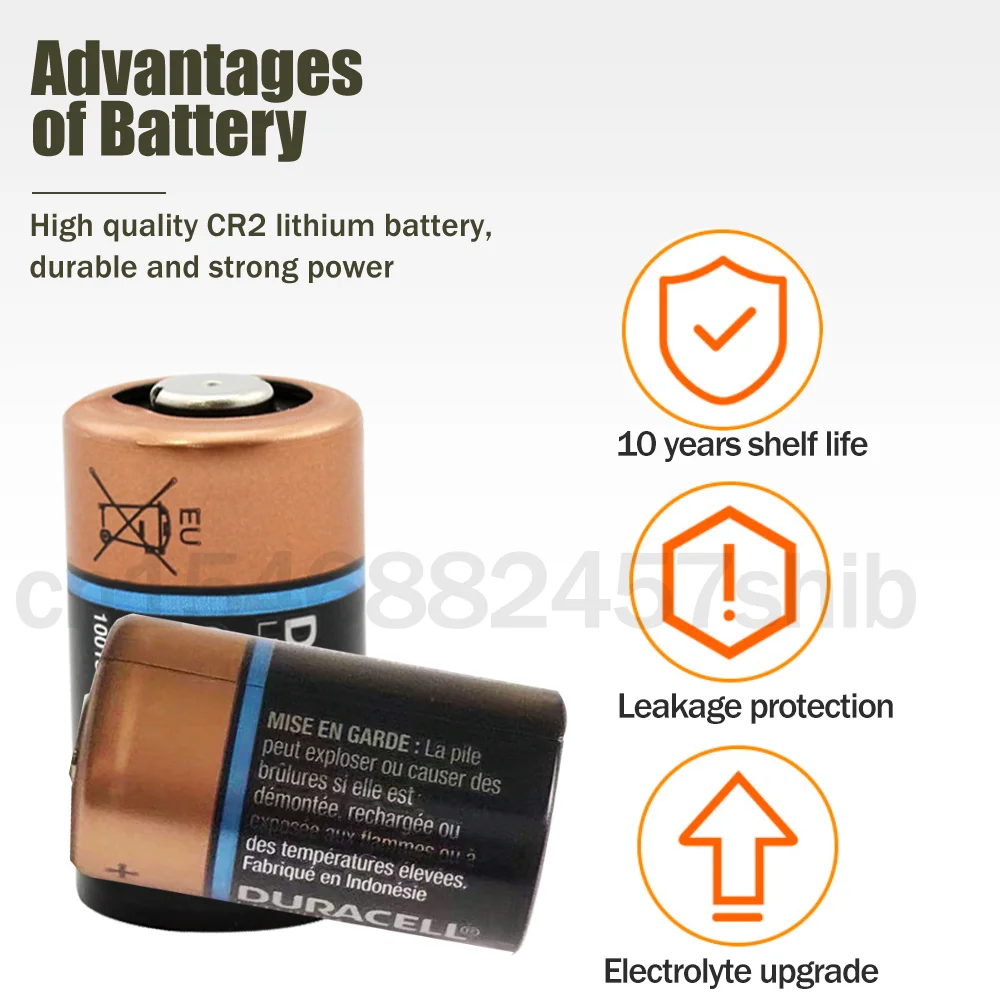 Литиевая батарея Duracell CR2 CR15H270 5046LC CR15270 KCR2 3 в для камеры будильника фонарика сухих