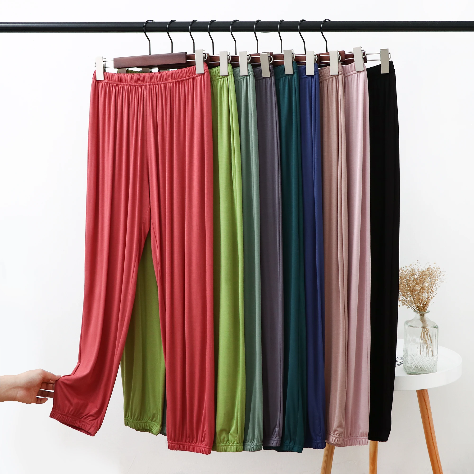 

Spring and summer new modal sports casual pants women's thin high-waist loose-fitting trousers drape lantern trousers