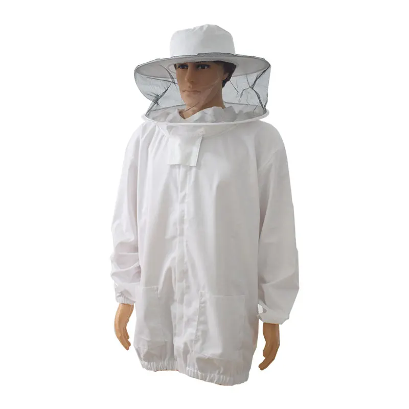 

Professional Protective Clothing Anti BeeBeekeeper Jacket with Self Supporting Veil Bee Jacket Beekeeping Suit Anti Bee