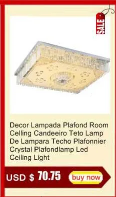 Lustre Luminaria светильник лампа Sufitowe винтажный плафон для гостиной Lampara светильник ing Plafondlamp Хрустальный светодиодный потолочный светильник