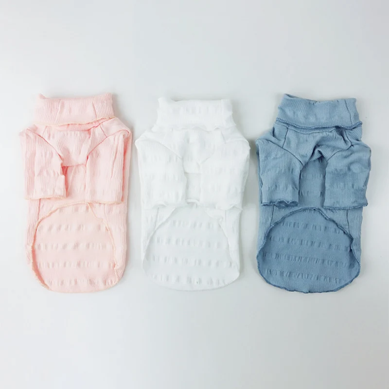 Женская одежда для собаки мягкая Солнцезащитная домашних животных свитер щенка