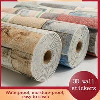 3d wall stickers brick wall paper childrens room living room bedroom waterproof and moisture proof self adhesive wall sticker