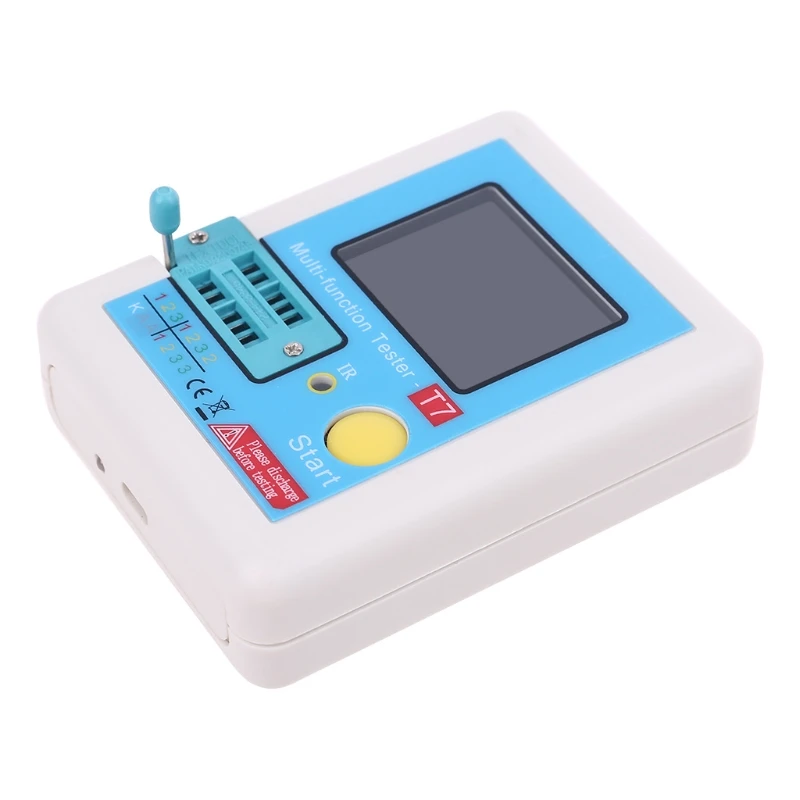 

LCR-T7 High Speed Transistor Tester Full Screen Graphic Display Multi-function Tester TFT Diode Transistor Capacitance Meter