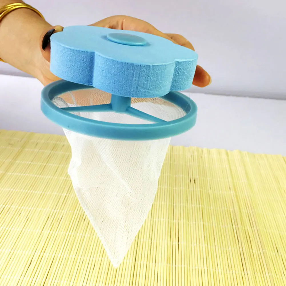 Цветок Форма фильтр из сетчатой ткани плавающий стиль стиральная машина