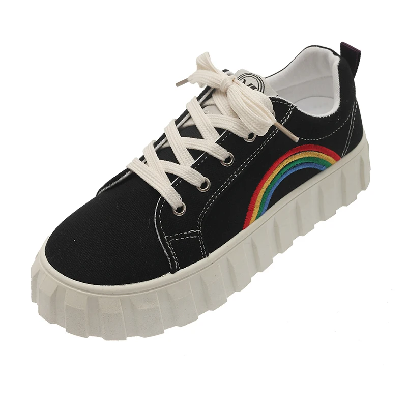 

New Canvas Breathable Womens Fashion Lace-up Sneakers Women Casual Vulcanize Shoes for Women Sneakers Sport Shoes Woman Sneaker