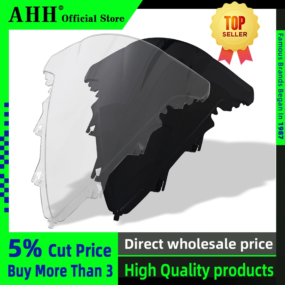 

AHH Motorcycle Windshield Spoiler Windscreen Air Wind Deflector Shroud Fairing For YAMAHA YZF1000 R1 YZF-R1 2009 2010 2011 09-11