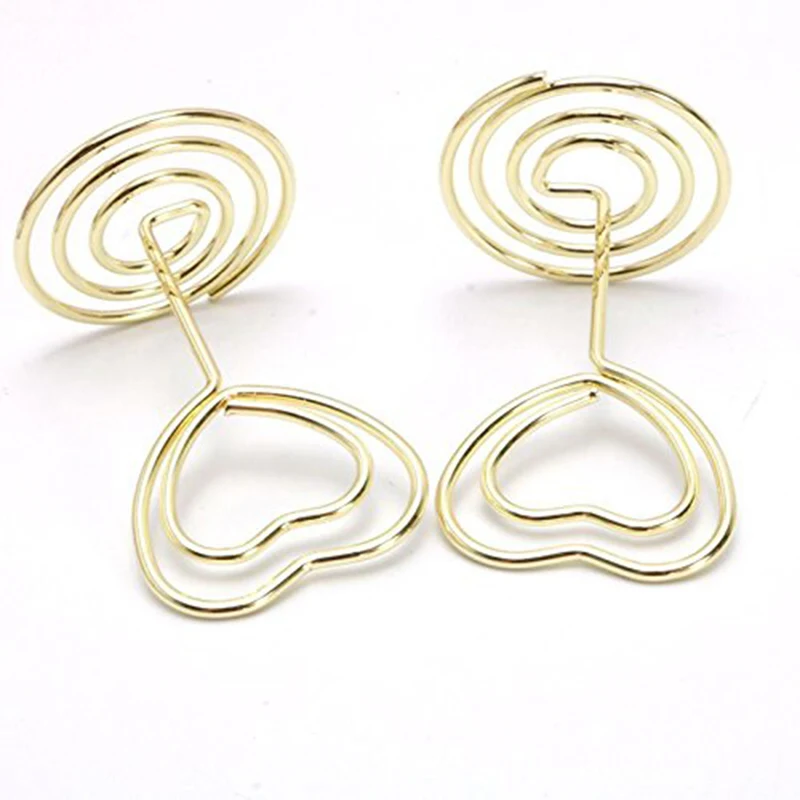 Горячая Распродажа мини-держатель для карт в форме сердца подставка фотографий