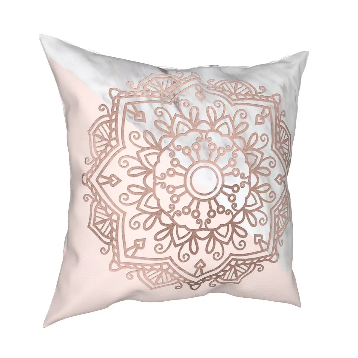 

Vogue серии Роза Золотая Мандала декоративная наволочка для подушки, декоративная подушка, розовый эстетической геометрические Geo Современны...