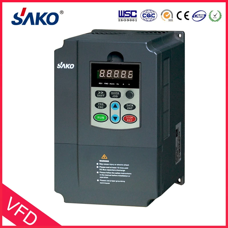 Sako SKI670 2.2KW VFD вход 220V 1ph к выходу 380V 3ph Высокая производительность инвертор
