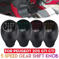 5 speed gear shift knob abs plastic shifter lever stick gear knob for peugeot 504 505 309 205 gti cti