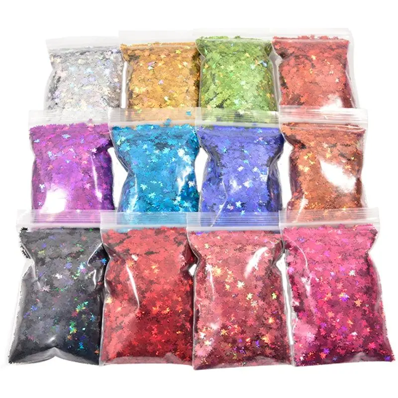 10 г/пакет нейл-арта с голографической отделкой чешуйчатого льда