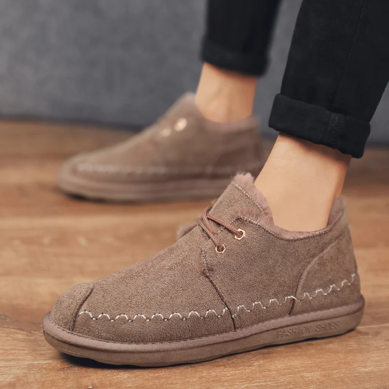 

Men's Casual Shoes High Quality Comfortable Fashion Sneakers for Men Light Breathable Men Shoes Outdoor with Fur Walking Shoes