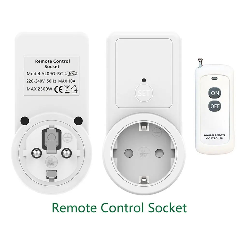 Универсальная розетка питания Mini Smart EU RF 433 МГц беспроводной пульт дистанционного