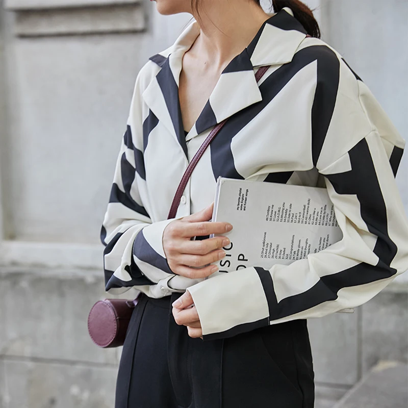 Женская Повседневная рубашка с V образным вырезом белая женская блузка топы