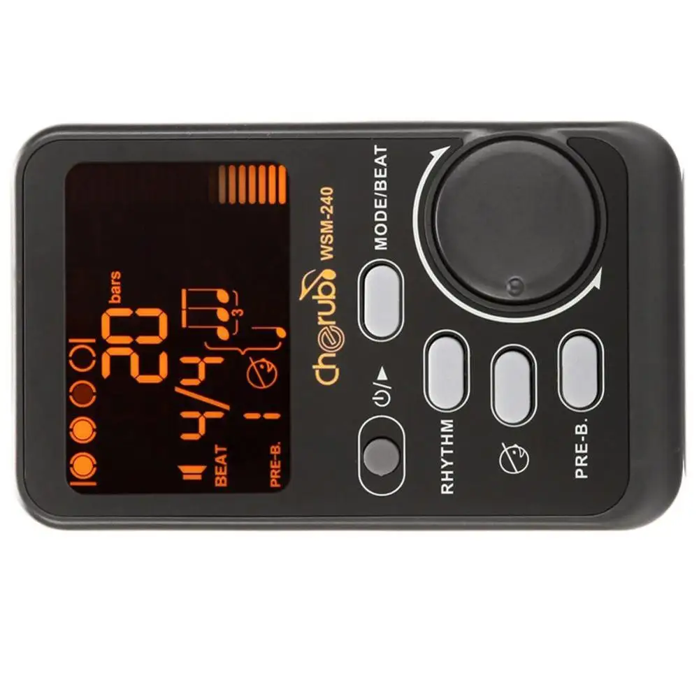 Cherub WSM 240 Гитара Метроном Для Фортепиано Digital Metronom LCD Clip on Portable для гитары скрипки