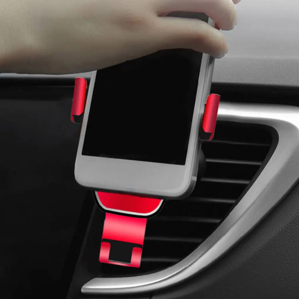 

Phone holder in car holder for iPhone11 Pro samsung mobile phone stand support GPS accessories air vent mount car interior goods