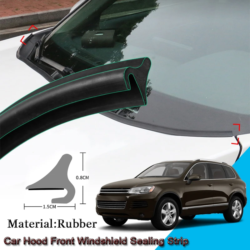 

Car Seal Strip Windshied Spoiler Filler Protect Edge Weatherstrip Strips Sticker Accessories For Volkswagen Touareg 2014-2020