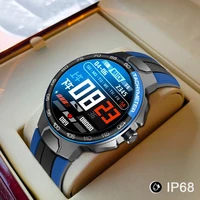 newest smart watch men sports watches ip68 waterproof gps track heart rate blood pressure weather smartwatch for xiaomi android