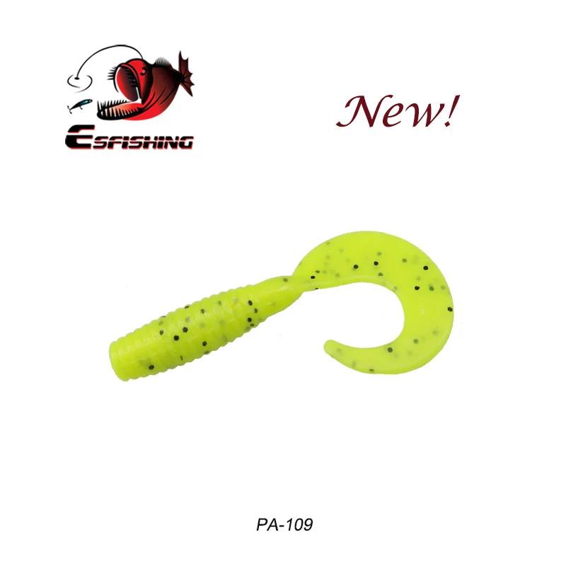 KESFISHING рыболовные приманки с одним хвостом CT60 60 мм 1 8 г 10 шт. Мягкая приманка для