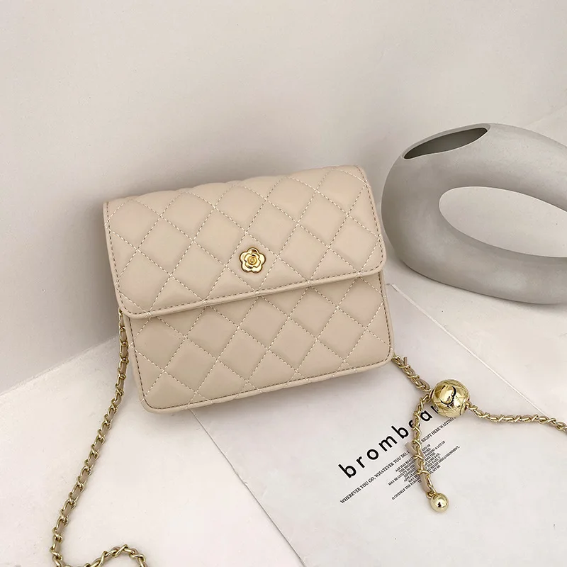 Сумка для женщин сумка и клатч с ромбовидной сеткой на цепочке ношения весной