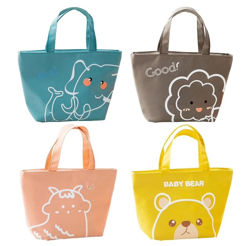 

Портативный Ланч-бокс, Сумка с теплоизоляцией, водонепроницаемая сумка-тоут для хранения