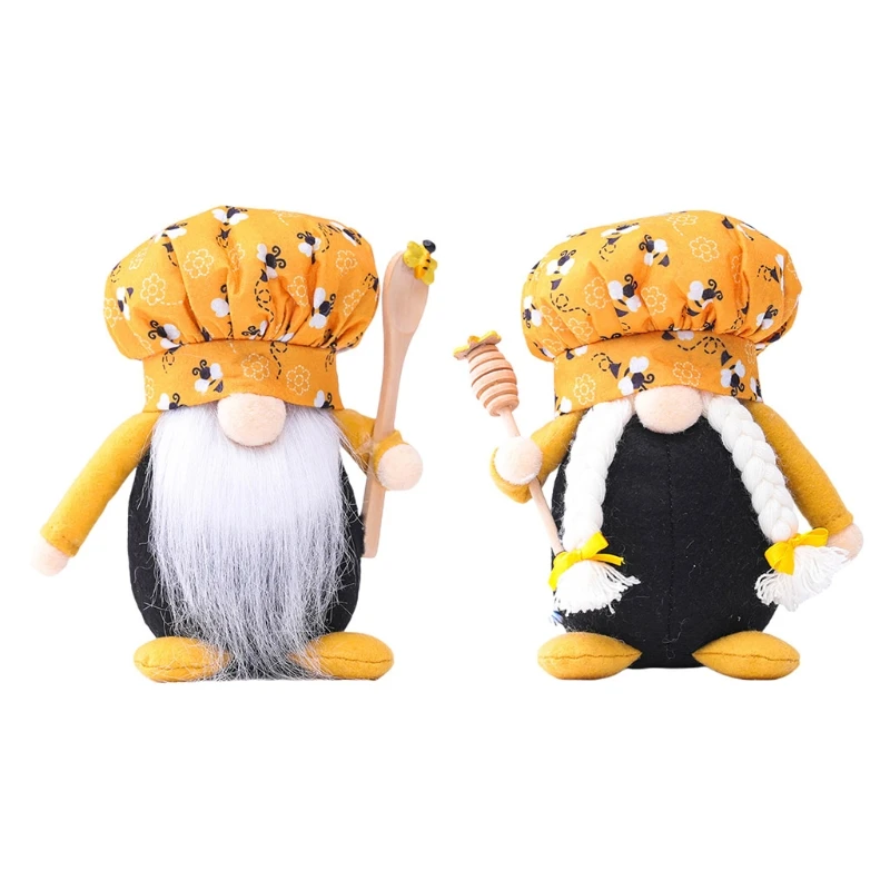 

Bumble Bee Honey Gnome Scandinavian Tomte Nisse Swedish Elf Home Kitchen Decor