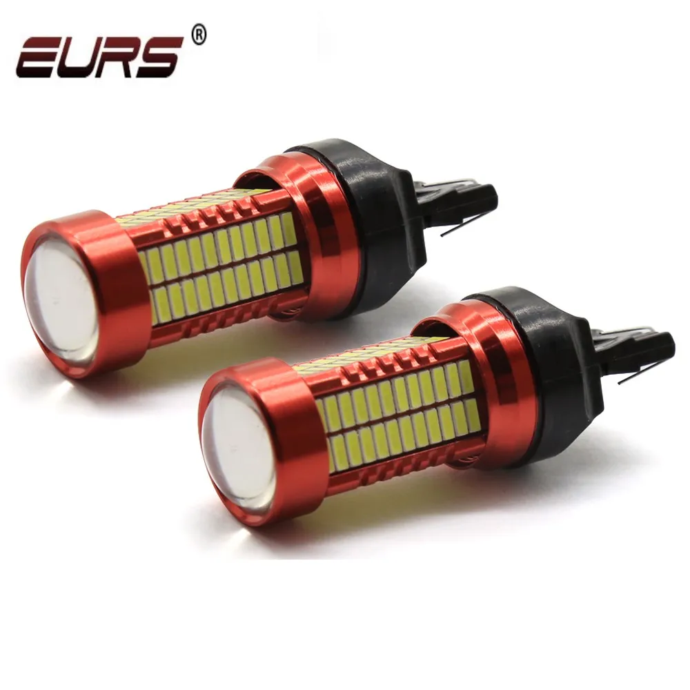 

Светодиодсветодиодный лампы EURS P21W 1157 1156 T20 7440 7443 LED 106smd 4014 S25 12 В для указателей поворота автомобиля, стоп светильник, стоп светильник, фонарь ...