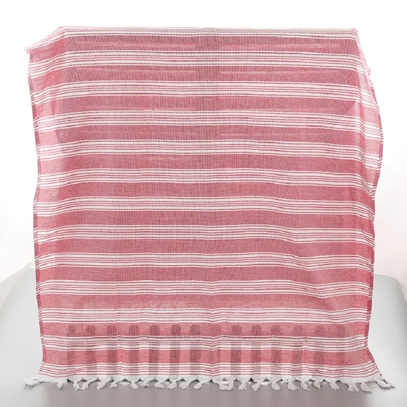 Хлопковое турецкое быстросохнущее банное полотенце большого размера с