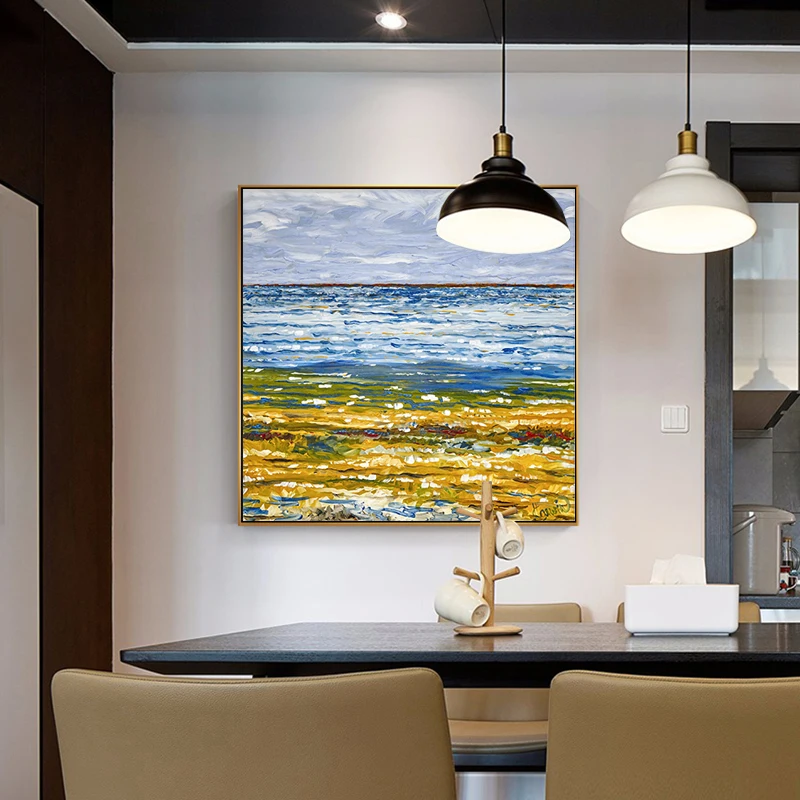 Абстрактные золотые плакаты картина маслом печатные на холсте настенные картины