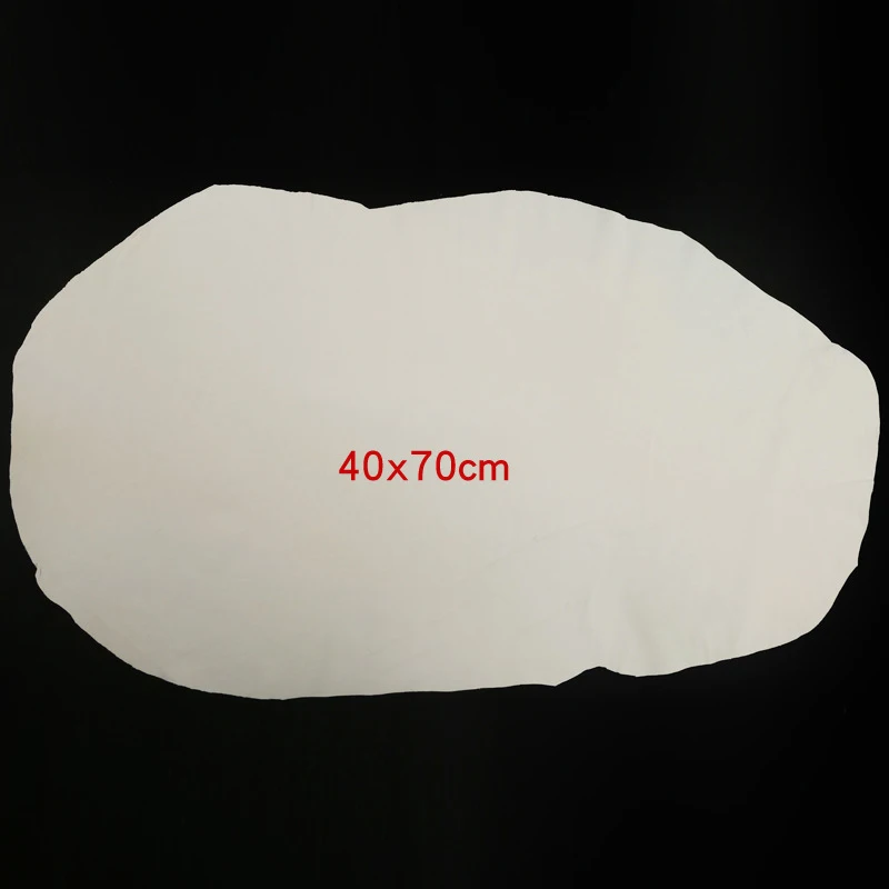 

Natural Shammy Chamois Leather Car Cleaning Towels Drying Washing Cloth Approx 40 X 50cm and 40 X 70cm for Choice free shape