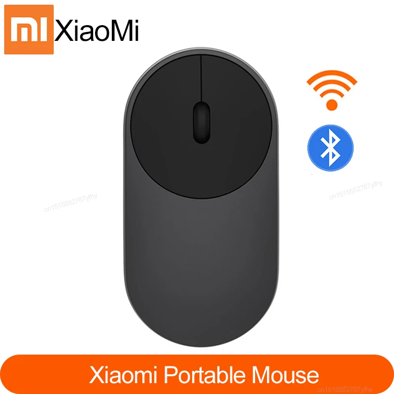 

Оригинальная беспроводная мышь Xiaomi, портативная игровая мышь, алюминиевый сплав, АБС-пластик, 2,4 ГГц, Wi-Fi, Bluetooth 4,0, управление подключением #