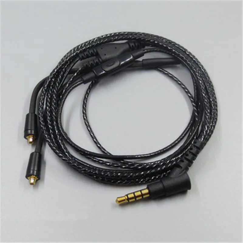Сменный аудиокабель для наушников Shure SE215 425 SE535 SE846 UE900 с регулятором громкости