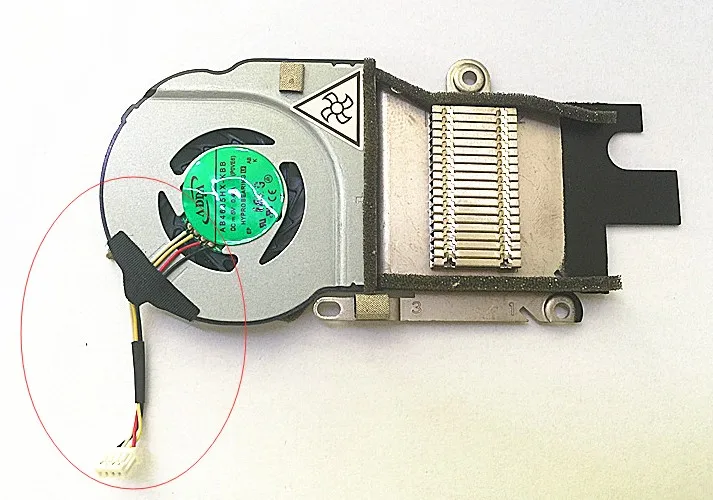 4-wire module Ноутбук процессор радиатор вентилятор охлаждения для Acer Aspire One 522H 722H 522 722 радиатор вентилятор AB4605HX-KB3 EF40050V1-C030-G99 - Цвет: 4-wire module