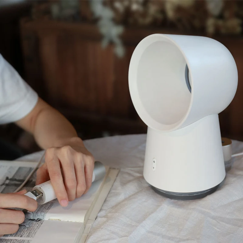 Настольный вентилятор из кожи увлажнитель Usb мини спрей три скорости с ночной