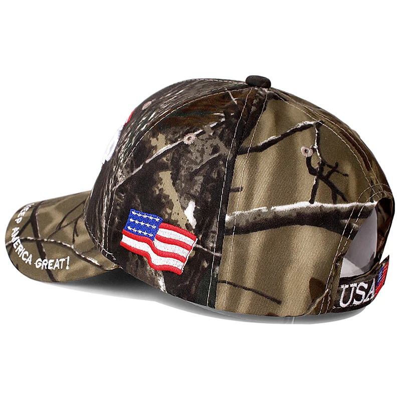 Бейсболка с вышивкой Keep America Great Camouflage повседневная хлопковая бейсболка в стиле