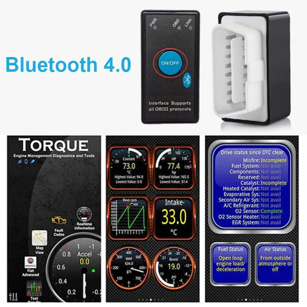 New Detector Auto Diagnostic Tool Mini Wireless Bluetooth Adapter For Tablet Smartphone |
