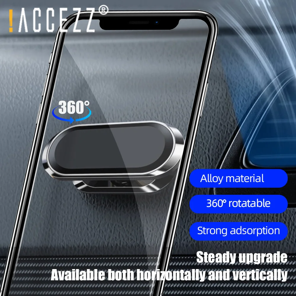 

!ACCEZZ Magnetic Car Phone Holder iPhone 12 11 Pro 8 Xiaomi Samsung Metal Mount Magnet GPS Dashboard Support Smartphone Bracket