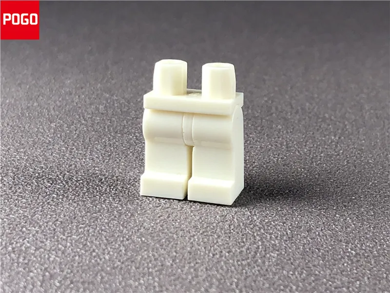 10 шт./лот кубики Moc hips модель фигурки Красочные Брюки DIY Развивающие строительные блоки мини куклы игрушки для детей Подарки - Цвет: white trousers