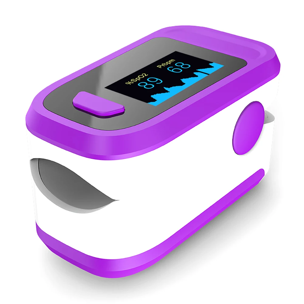 Пульсоксиметр на палец прибор для измерения пульса и уровня кислорода 48 часов