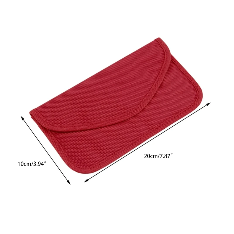 

Faraday Bag for Phones 2Pack Mobile Phone ID Card Radiation Shielding Signal Bag