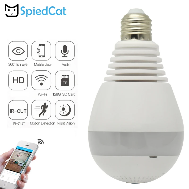 HD 720 P/1080 P Мини WiFi CCTV IP два способа аудио домашняя камера безопасности 360 градусов