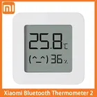 Термометр Xiaomi Mijia Bluetooth 2, высокоточный сенсор, цифровой ЖК-экран, Беспроводной интеллектуальный Термогигрометр с управлением через приложение