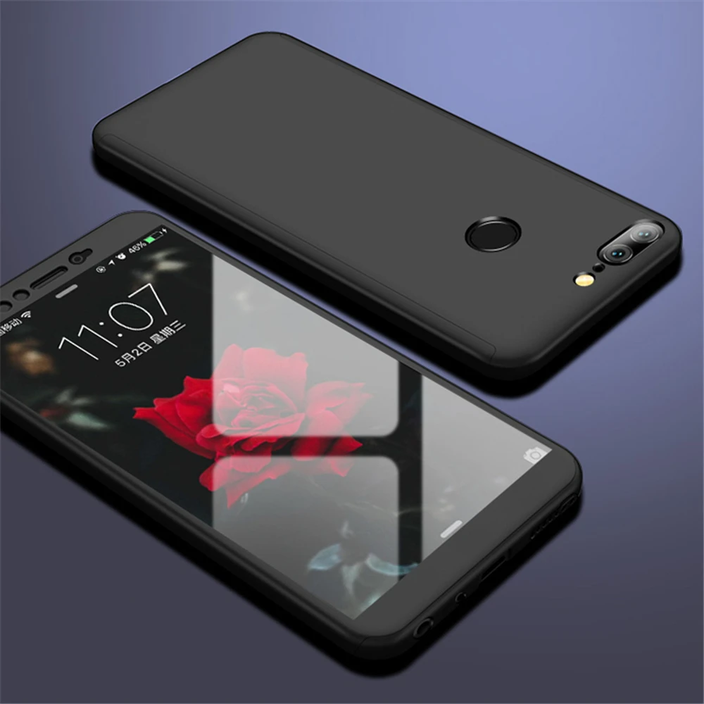 360 полный защитный чехол для huawei Honor 8X9 10 i Lite 8 X 7C VIEW 20 Pro 10i 9X 8A 7 C 20i 7X V9 Play V тонкий жесткий чехол
