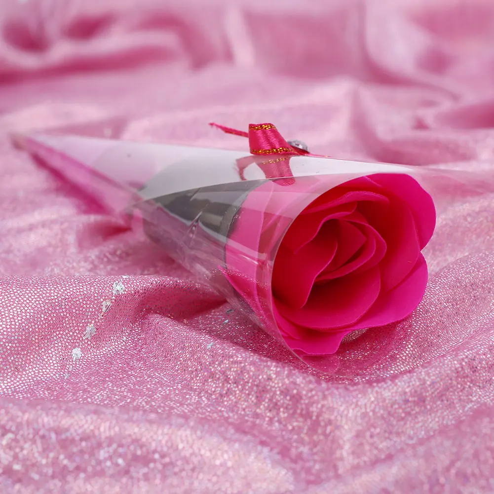 Сладкий 25 см * 4 5 2 Balmy Rose Flower День Святого Валентина мыло роза Ресторан фестиваль